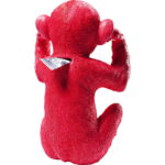 Pusculita Monkey Kikazaru Rosu
