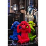 Pusculita Monkey Kikazaru Rosu