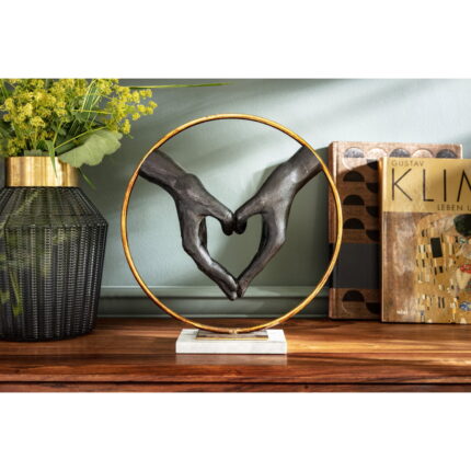 Obiect decorativ Elements Heart Hand