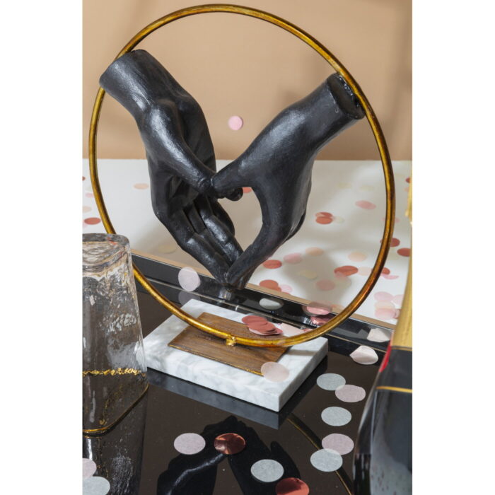 Obiect decorativ Elements Heart Hand