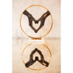 Obiect decorativ Elements Heart Hand