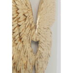 Decoratiune de perete Wings Auriu Alb 120x120cm