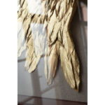 Decoratiune de perete Wings Auriu Alb 120x120cm