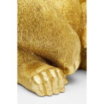 Figurina decorativa Monkey Gorilla Side XL Auriu