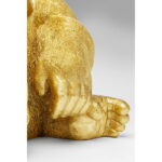 Figurina decorativa Monkey Gorilla Side XL Auriu