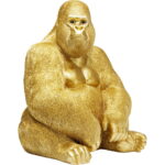 Figurina decorativa Monkey Gorilla Side XL Auriu