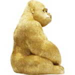 Figurina decorativa Monkey Gorilla Side XL Auriu