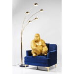 Figurina decorativa Monkey Gorilla Side XL Auriu
