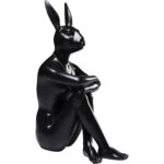 Figurina decorativa Gangster Rabbit Negru