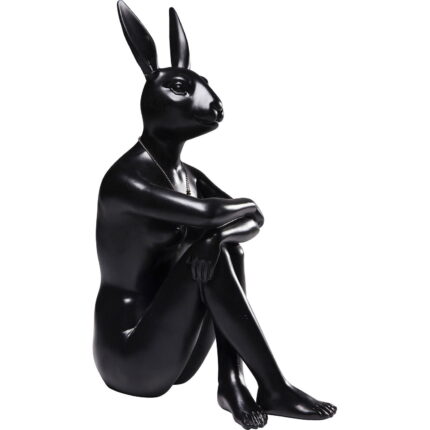 Figurina decorativa Gangster Rabbit Negru
