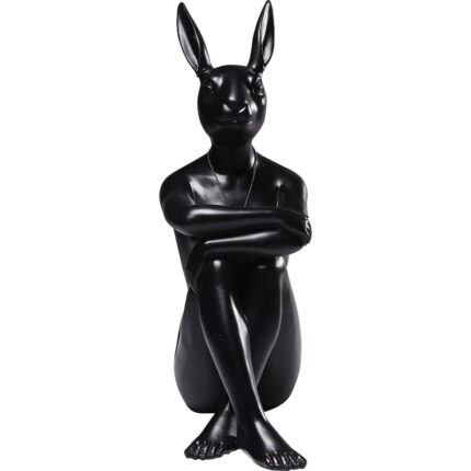 Figurina decorativa Gangster Rabbit Negru