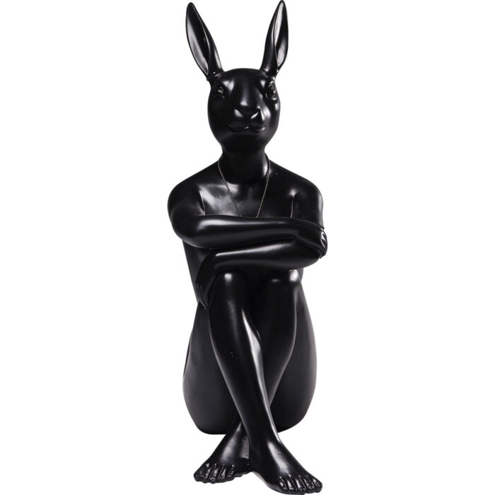 Figurina decorativa Gangster Rabbit Negru