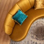 Pernuta decorativa Cannes AlbastruVerde45x45cm