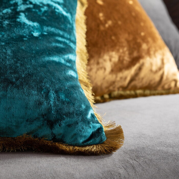 Pernuta decorativa Cannes AlbastruVerde45x45cm