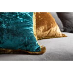 Pernuta decorativa Cannes AlbastruVerde45x45cm