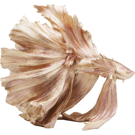 Figurina decorativa Betta Fish Auriu