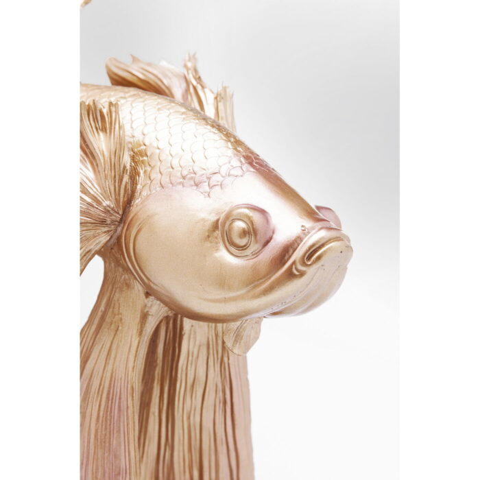 Figurina decorativa Betta Fish Auriu