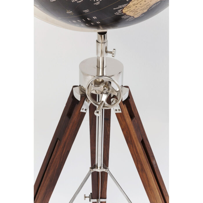 Decoratiune Globe Earth Negru