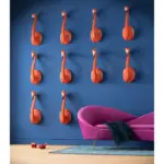 DECORAȚUNE DE PERETE FLAMINGO ROAD 72 CM - imagine 2