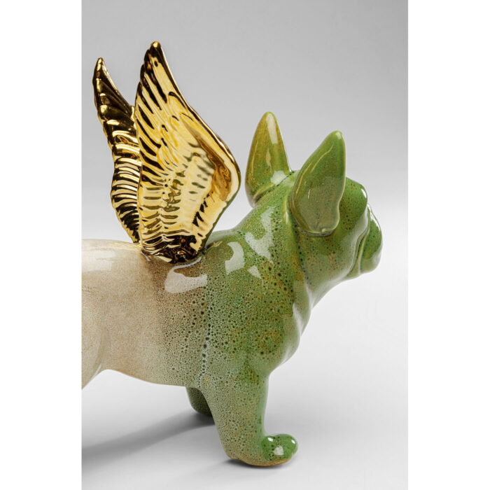 Figurina decorativa Angel Wings Dog Sortiment, diverse culori