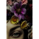 Tablou de sticla Flower Art Lady 120x120cm
