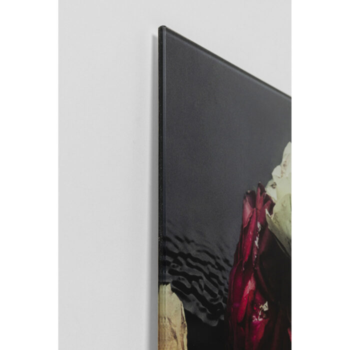 Tablou de sticla Flower Art Lady 120x120cm