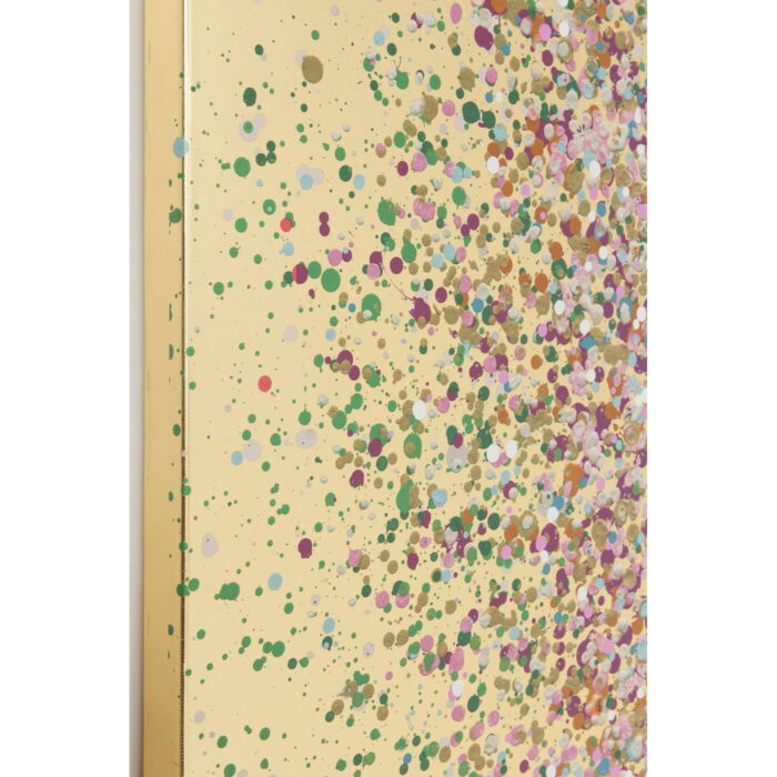 Tablou pe panza Flower Boat Auriu Roz 100x80cm