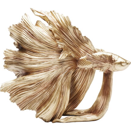 Obiect decorativ Betta Fish Auriu mic