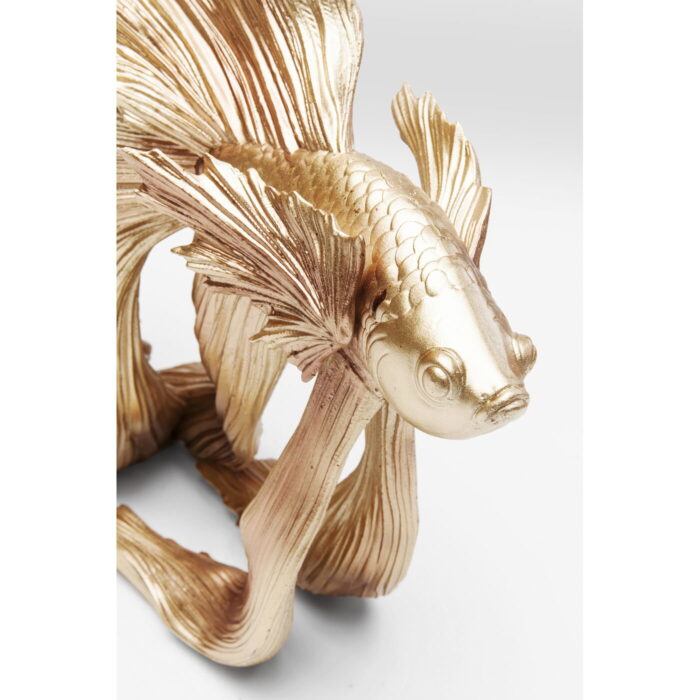 Obiect decorativ Betta Fish Auriu mic