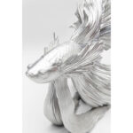 Obiect decorativ Betta Fish Argintiu mic