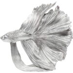 Obiect decorativ Betta Fish Argintiu mic