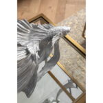 Obiect decorativ Betta Fish Argintiu mic