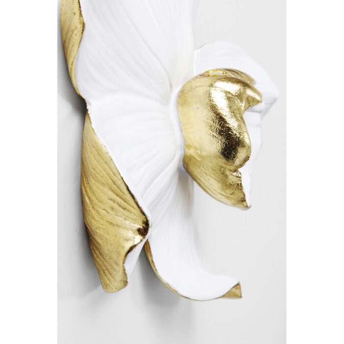 Decoratiune de perete Orchid Alba 25cm