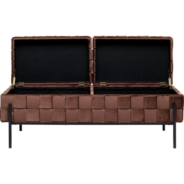 Bancheta Weave Mocca 121cm