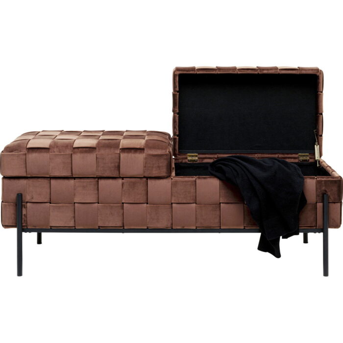 Bancheta Weave Mocca 121cm