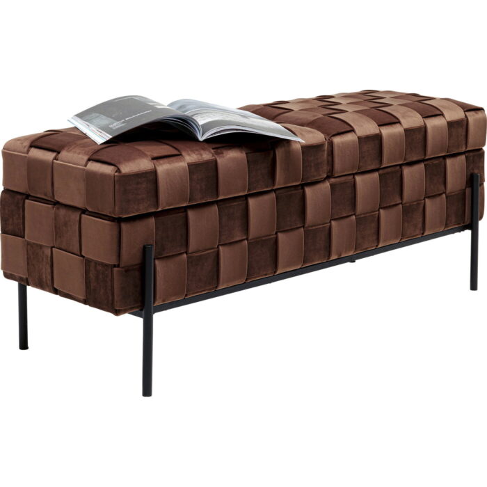 Bancheta Weave Mocca 121cm