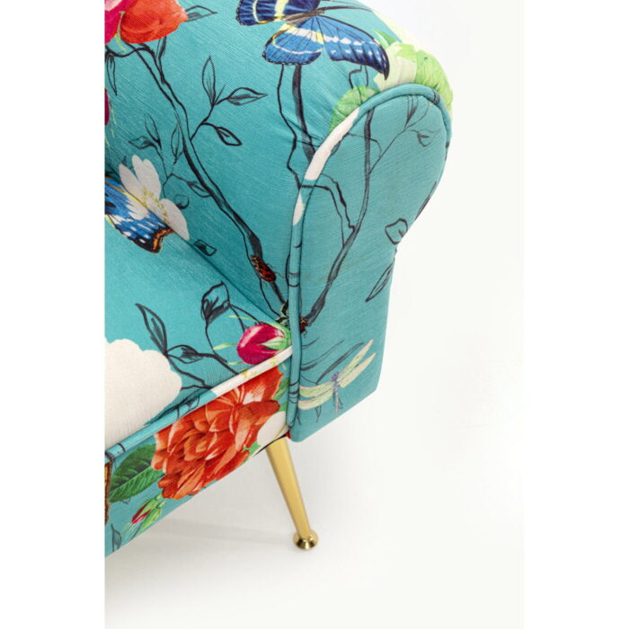 Bancheta Wing Flower Fever Albastru 100 cm