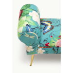 Bancheta Wing Flower Fever Albastru 100 cm