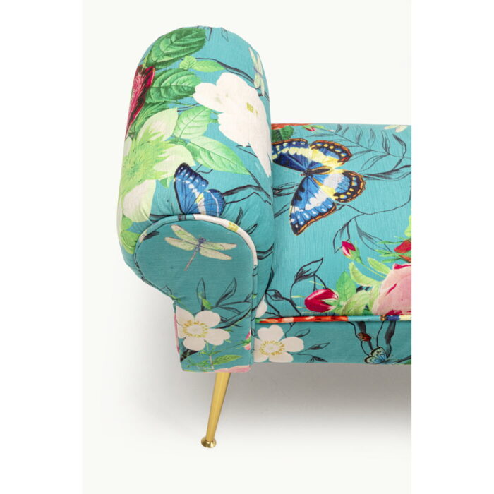 Bancheta Wing Flower Fever Albastru 100 cm