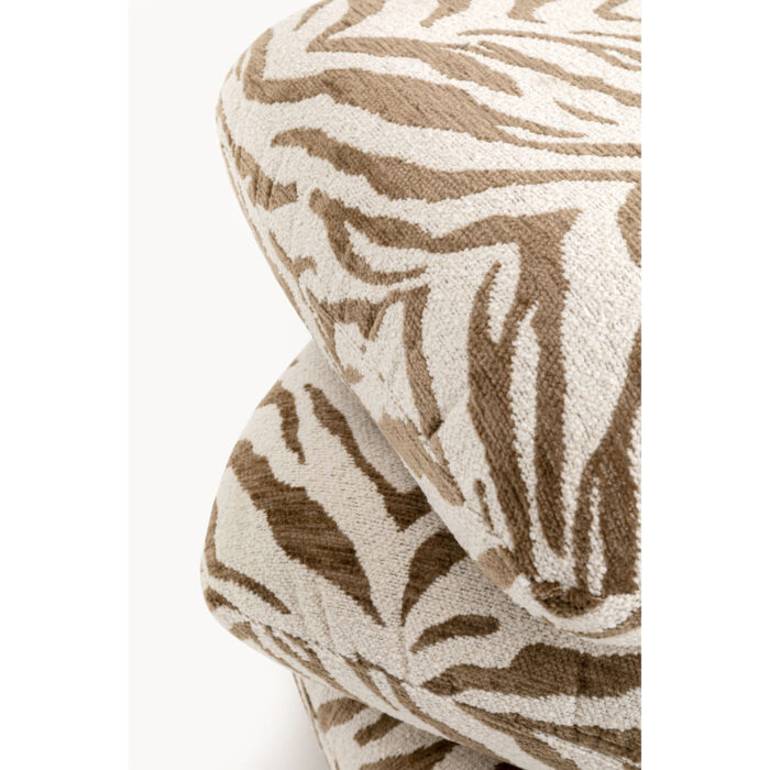 Taburet Pepino Tiger Brown 45x45cm