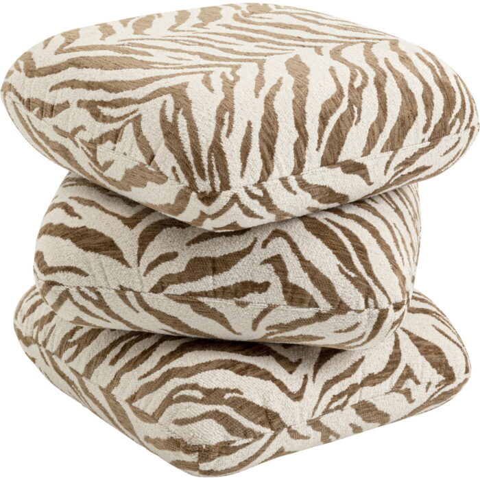 Taburet Pepino Tiger Brown 45x45cm