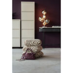 Taburet Pepino Tiger Brown 45x45cm