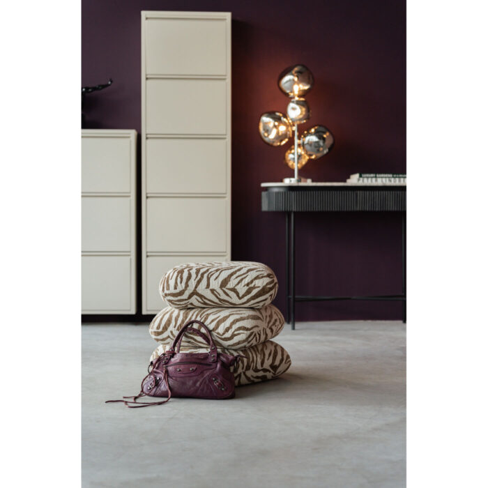 Taburet Pepino Tiger Brown 45x45cm