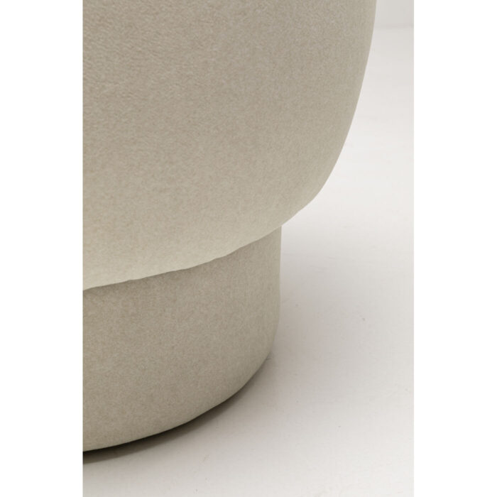 Scaun Phoebe Alb Ø45cm