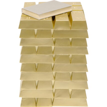 Taburet Gold Bar 30x30cm