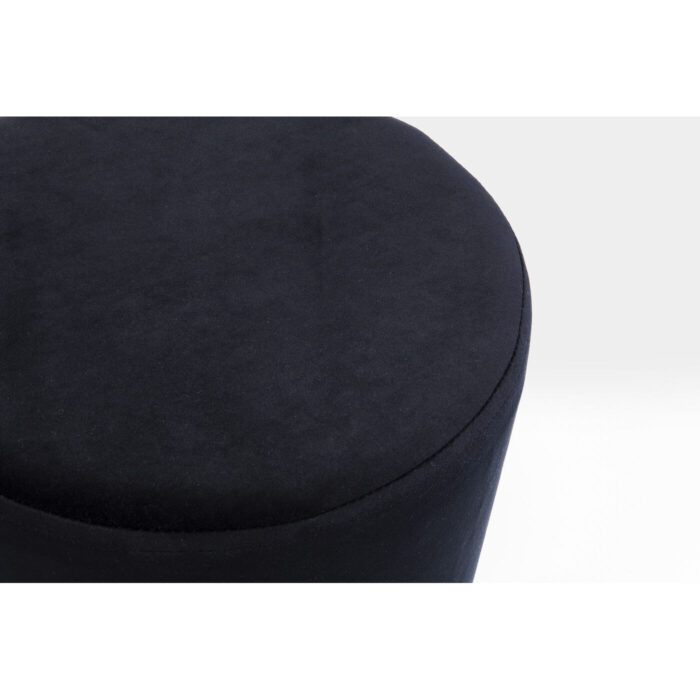 Taburet Cherry Negru cu baza Aurie Ø35cm