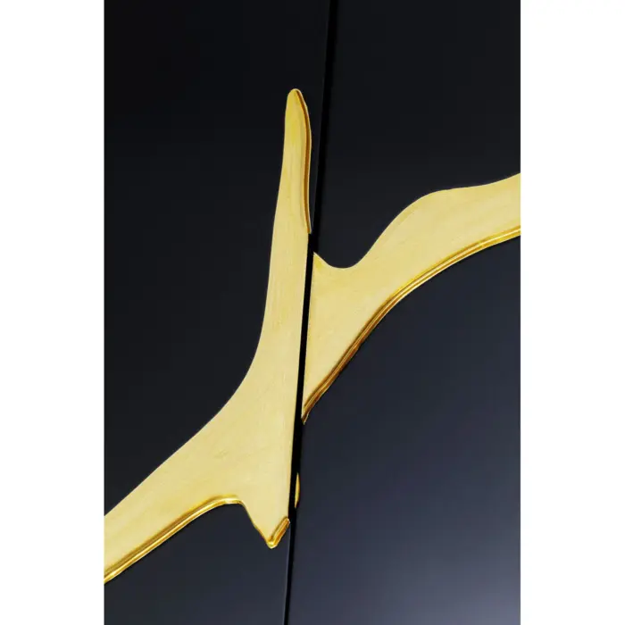 COMODA CRACKED NEAGRĂ 165X80 CM - imagine 9