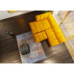 Taburet Belami catifea Amber