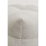 Taburet Salamanca crem 95x95cm