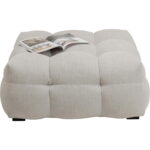 Taburet Salamanca crem 95x95cm